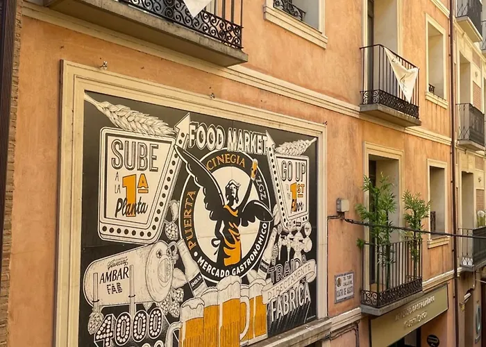 Zaragozahome El Tubo - Ideal Familias - Parking Zaragoza